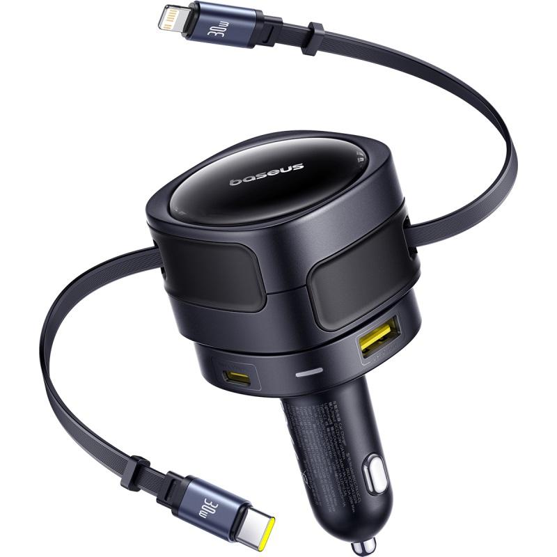 Автомобільний зарядний пристрій Baseus 90W USB Type-C з двома висувними кабелями PD QC SCP AFC PPS Швидка зарядка для планшета iPhone Samsung Huawei Xiaomi 90W USB 2Type C iP
Автомобільний зарядний пристрій Baseus 90W USB Type-C з двома висувними кабелями PD QC SCP AFC PPS Швидка зарядка для планшета iPhone Samsung Huawei Xiaomi 90W USB 2Type C iP