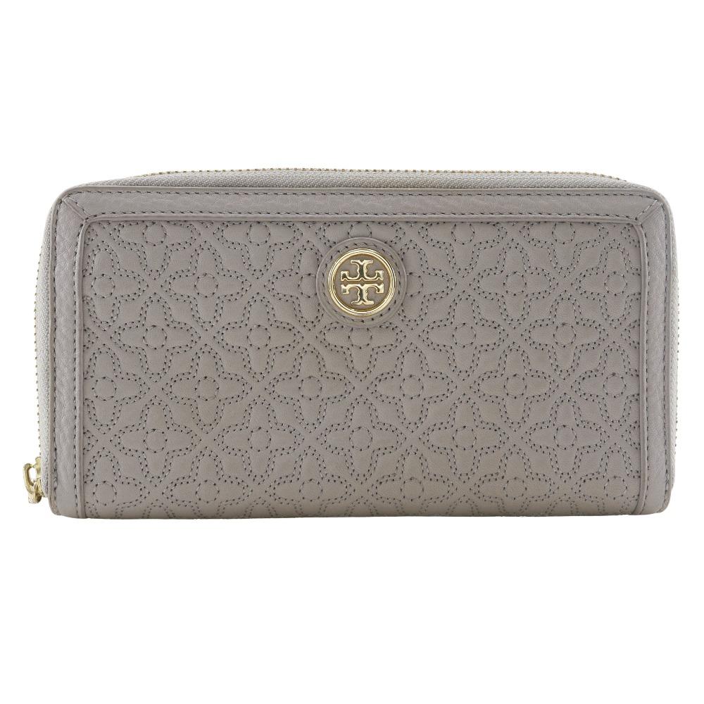 Tory Burch Zip Around Purse TT logo gray leather flour Women Used
Tory Burch Zip Around Purse TT logo gray leather flour Women Used