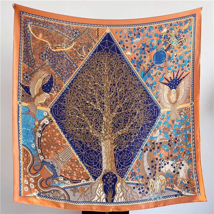 Tree Of Life Silk Silk Scarf Women S Autumn And Winter Versatile Mulberry Silk 110 Square Scarf Shawl Scarf Free Handmade 106cm
Tree Of Life Silk Silk Scarf Women S Autumn And Winter Versatile Mulberry Silk 110 Square Scarf Shawl Scarf Free Handmade 106cm