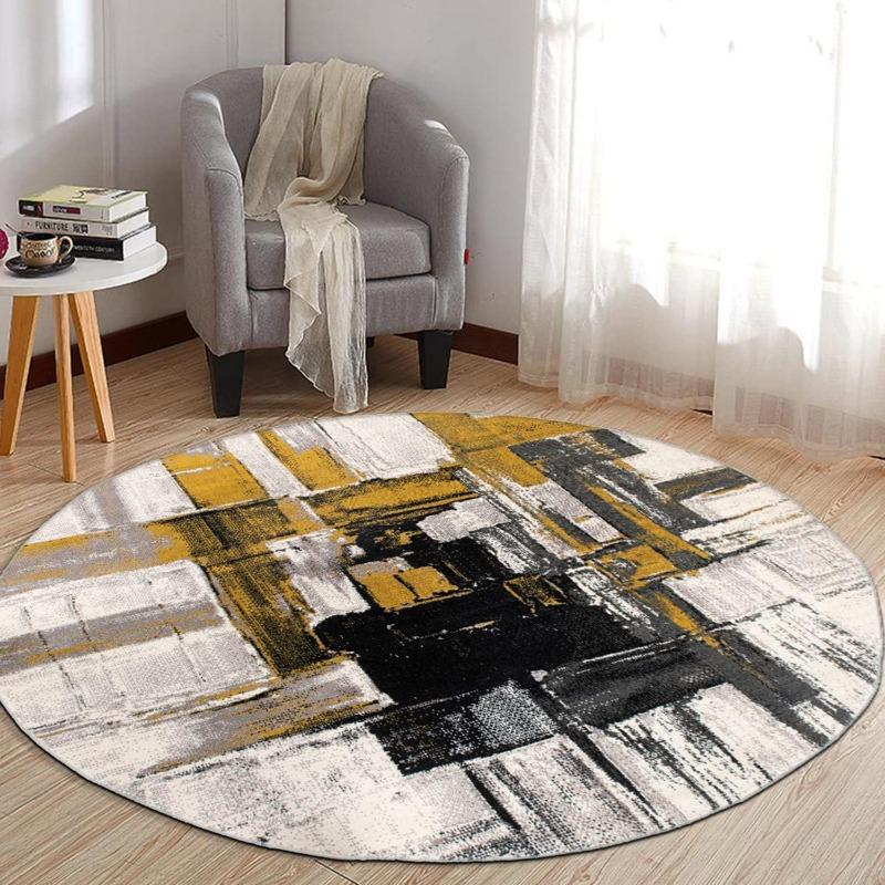 Abstract Geometric Circle Rug, Modern Carpet with Multi-Color Pattern for Contemporary Living Room Artistic Floor Home Decor 40x40cm
Abstract Geometric Circle Rug, Modern Carpet with Multi-Color Pattern for Contemporary Living Room Artistic Floor Home Decor 40x40cm