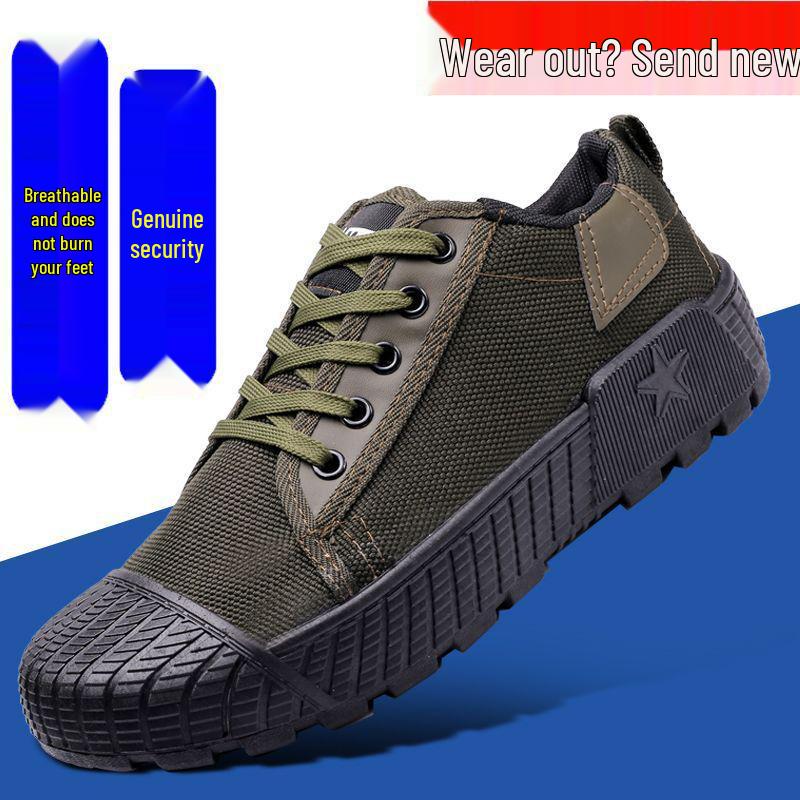 Обувь Liberation Унисекс Камуфляжная Нескользящая Рабочая Обувь | Прочная Конструкция и Обувь для Военной Подготовки 45 чёрный