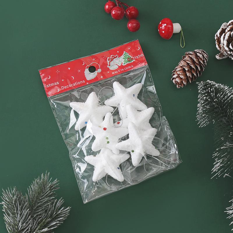 6Pcs/Set Christmas Decorations Pendant 5-8cm White Foam Sequins Snowflake Ball Pentagram Bell Party Home Props Tree Hanging 8cm 1set
6Pcs/Set Christmas Decorations Pendant 5-8cm White Foam Sequins Snowflake Ball Pentagram Bell Party Home Props Tree Hanging 8cm 1set