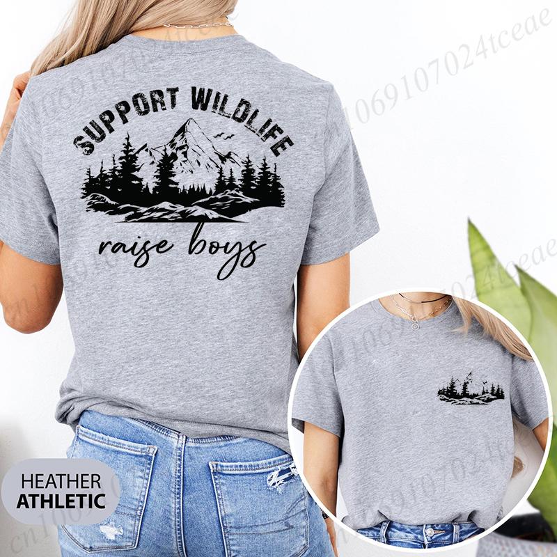 Support Wildlife Raise Boys Printed Summer T-shirt Casual Loose Couple Thin Short Sleeves Fashion Clothing Mom Life T-Shirts 4XL
Support Wildlife Raise Boys Printed Summer T-shirt Casual Loose Couple Thin Short Sleeves Fashion Clothing Mom Life T-Shirts 4XL