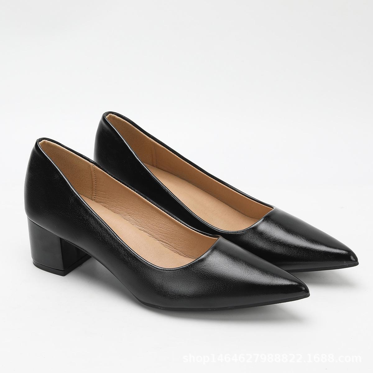 Весна и лето новые профессиональные рабочие туфли универсальные повседневные туфли на среднем каблуке с неглубоким носком на все сезоны с острым носком на высоком каблуке 35 чёрный
Весна и лето новые профессиональные рабочие туфли универсальные повседневные туфли на среднем каблуке с неглубоким носком на все сезоны с острым носком на высоком каблуке 35 чёрный