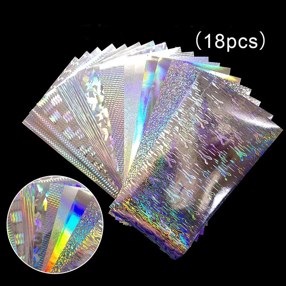 18Pcs/Set Holographic Fishing Lure Tape Waterproof Fish Skin Stickers Laser Stickers Flasher/Lure
18Pcs/Set Holographic Fishing Lure Tape Waterproof Fish Skin Stickers Laser Stickers Flasher/Lure