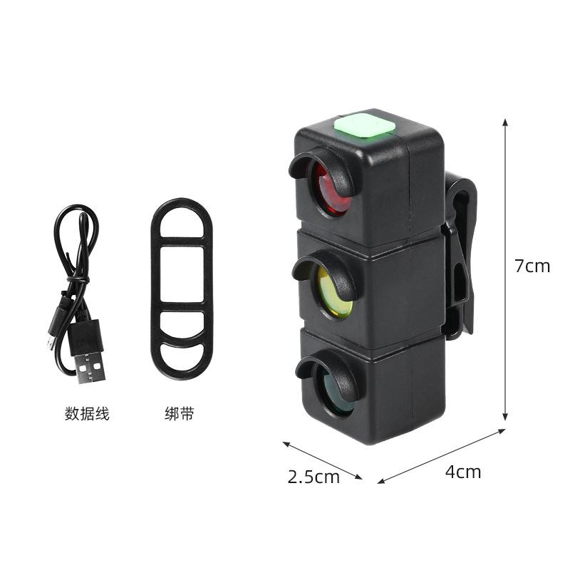 Red Yellow Green Safety Warning Bike Light 3 Color Waterproof USB Rechargeable 7 Modes Flashing Bicycle Lights for Night Riding 100 Lumen& 1000 Mah
Red Yellow Green Safety Warning Bike Light 3 Color Waterproof USB Rechargeable 7 Modes Flashing Bicycle Lights for Night Riding 100 Lumen& 1000 Mah