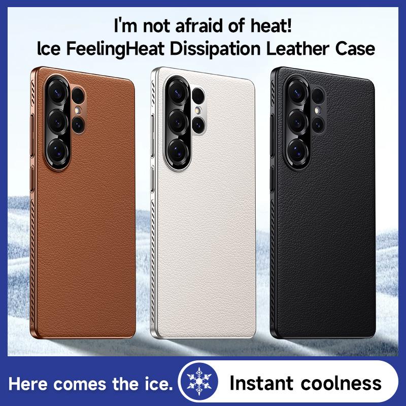 Heat Dissipation Case For Samsung Galaxy S25 Ultra / S24 Ultra 5G Eco-friendly Vegan Leather Cover With Camera Lens Protector No Magnetic&Galaxy S25 Ultra темно-коричневого кольору
Heat Dissipation Case For Samsung Galaxy S25 Ultra / S24 Ultra 5G Eco-friendly Vegan Leather Cover With Camera Lens Protector No Magnetic&Galaxy S25 Ultra темно-коричневого кольору