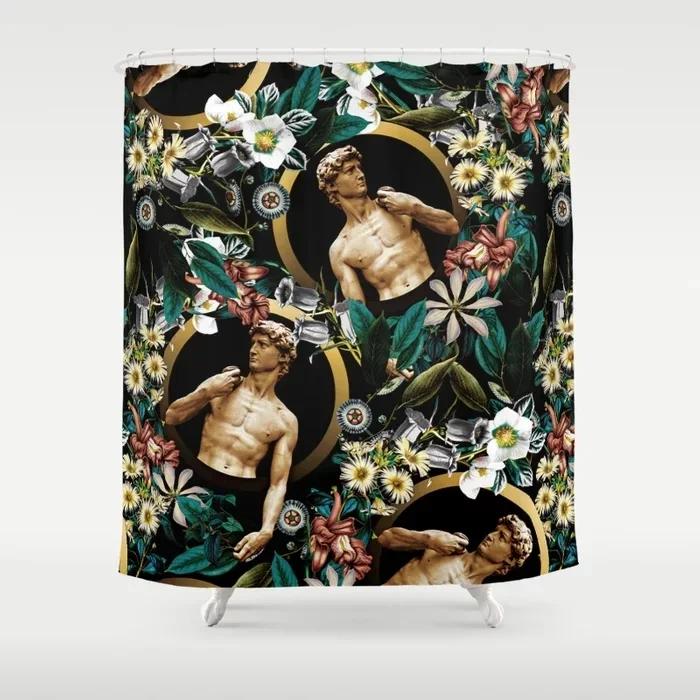Abstract Plant Character Monkey Flower Bathroom Curtain Home Decor Waterproof Personality Shower Curtain Digital Printing W60H190(CM)-1 Pcs
Abstract Plant Character Monkey Flower Bathroom Curtain Home Decor Waterproof Personality Shower Curtain Digital Printing W60H190(CM)-1 Pcs