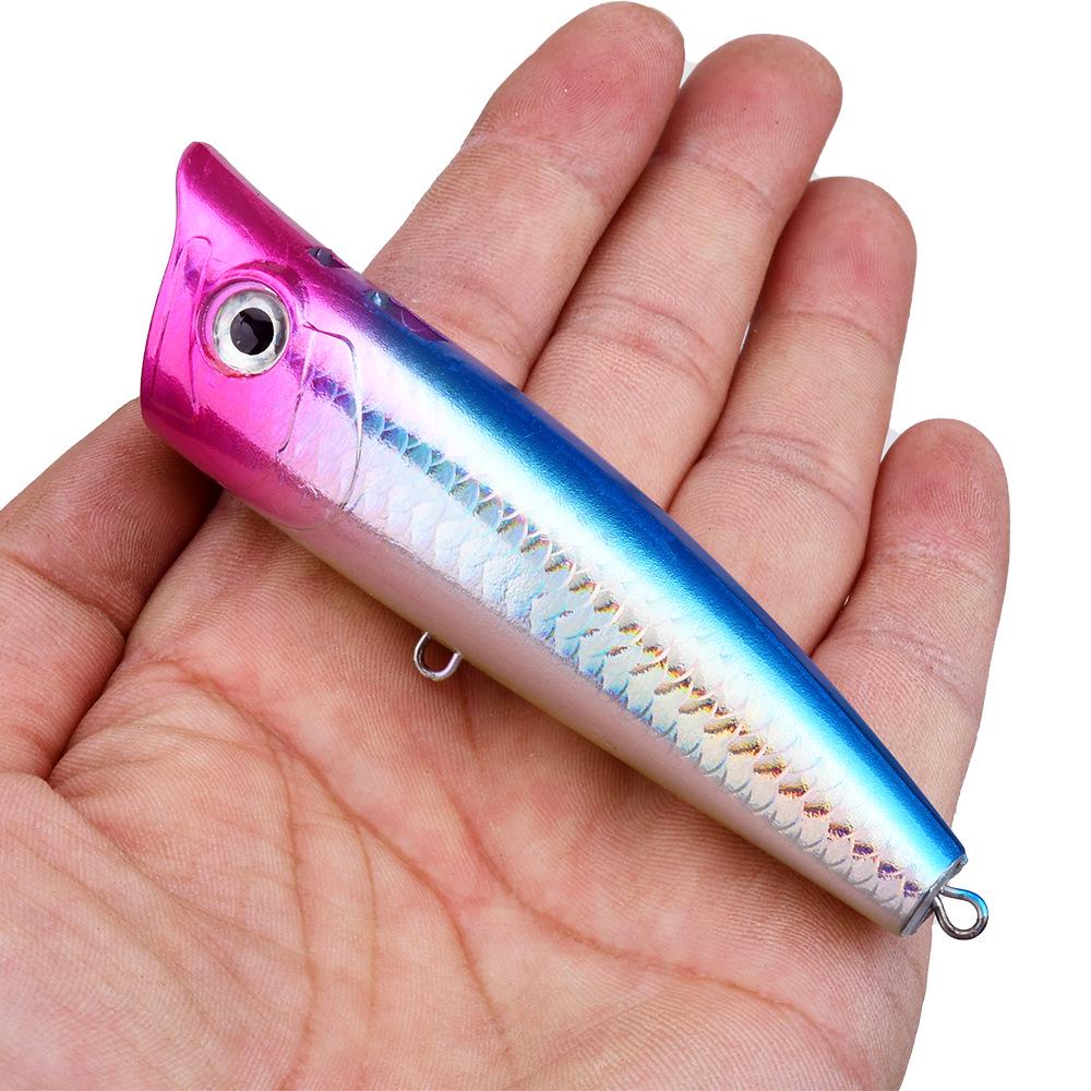 Long-Cast Luminous Popper Lure: Floating, Splashing, Noise-Generating Bait for Surface Fishing of Predatory Fish 9g
Long-Cast Luminous Popper Lure: Floating, Splashing, Noise-Generating Bait for Surface Fishing of Predatory Fish 9g