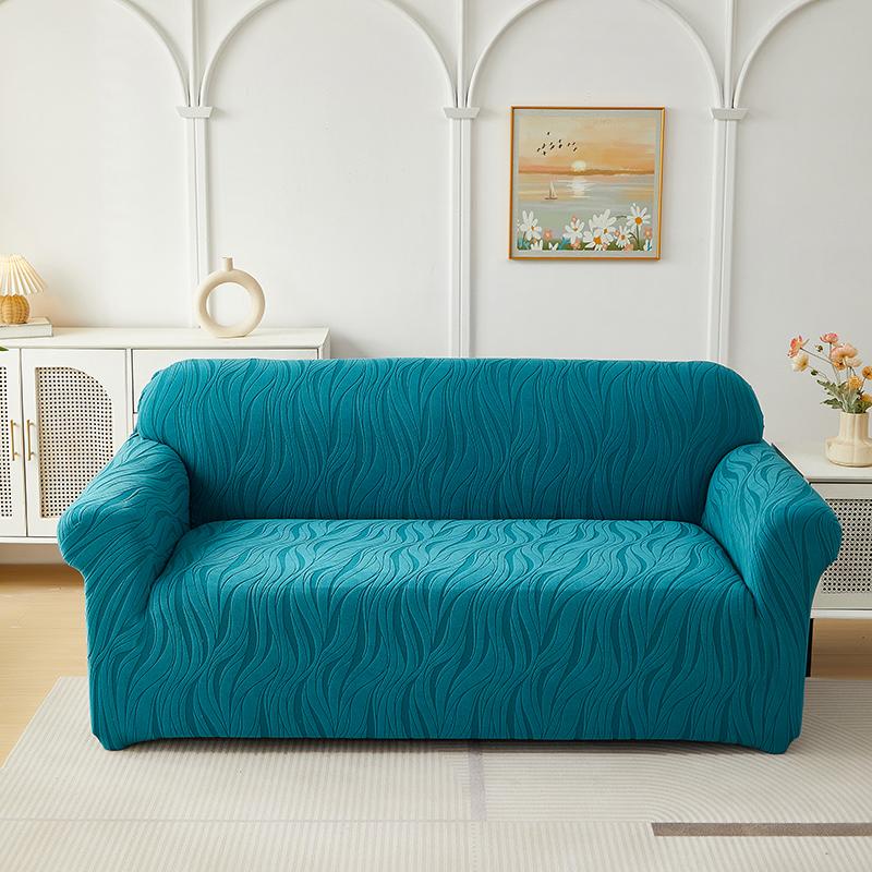 1pc Water-ripples Shaped Solid Color Sofa Cover Elastic Non-Slip Sofa Slipcover Furniture Protector for Bedroom Living Room 1pc Single set(90-140cm)
1pc Water-ripples Shaped Solid Color Sofa Cover Elastic Non-Slip Sofa Slipcover Furniture Protector for Bedroom Living Room 1pc Single set(90-140cm)