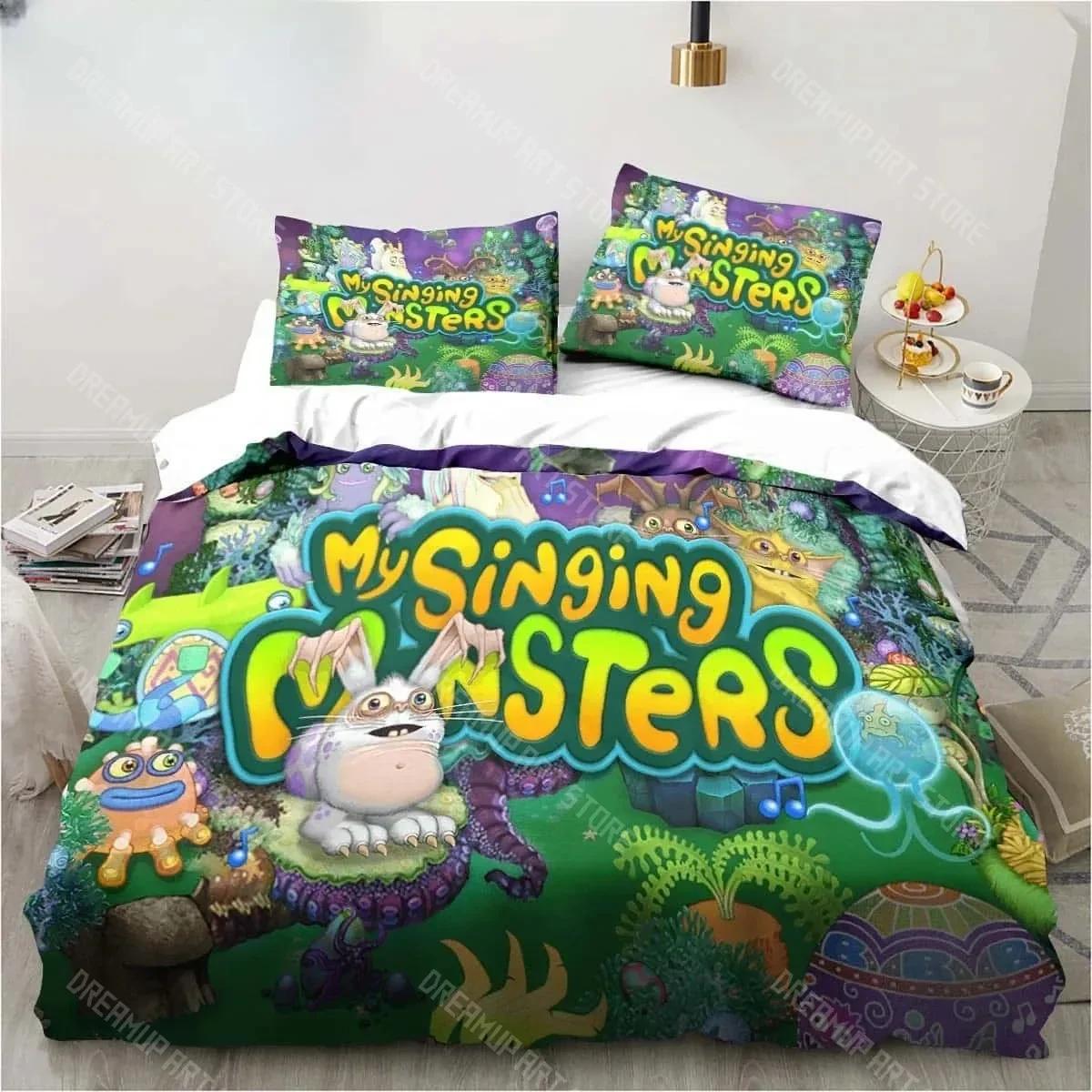 3D Print My Game Singing Monsters Комплекти постільної білизни Підковдра Постільна білизна Підодіяльник Комплекти наволочок Діти Дорослі Розміри EU Single 90x200cm
3D Print My Game Singing Monsters Комплекти постільної білизни Підковдра Постільна білизна Підодіяльник Комплекти наволочок Діти Дорослі Розміри EU Single 90x200cm