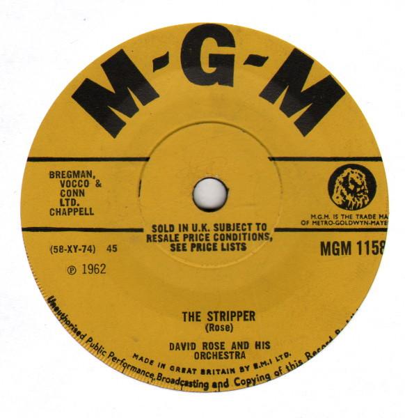 7-дюймовая пластинка DAVID ROSE HIS ORCHESTRA The Stripper MGM1158 MGM Records UK Джаз Б/у
7-дюймовая пластинка DAVID ROSE HIS ORCHESTRA The Stripper MGM1158 MGM Records UK Джаз Б/у