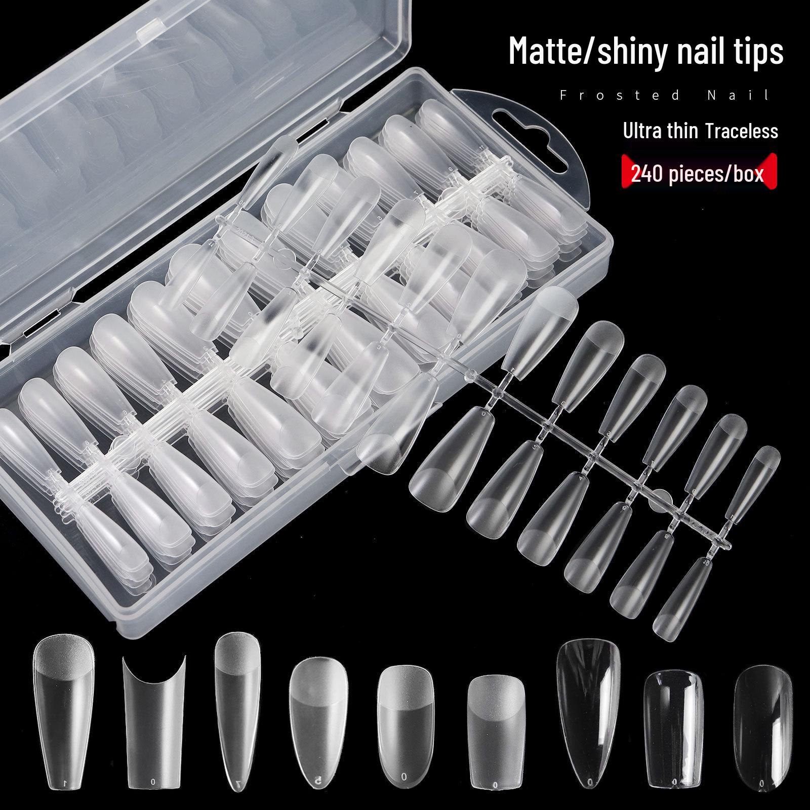 Seamless Ultra-Thin Nail Tips for Nail Art - Full or Half Stick, No Grinding Needed, Perfect for Nail Extensions.
Seamless Ultra-Thin Nail Tips for Nail Art - Full or Half Stick, No Grinding Needed, Perfect for Nail Extensions.