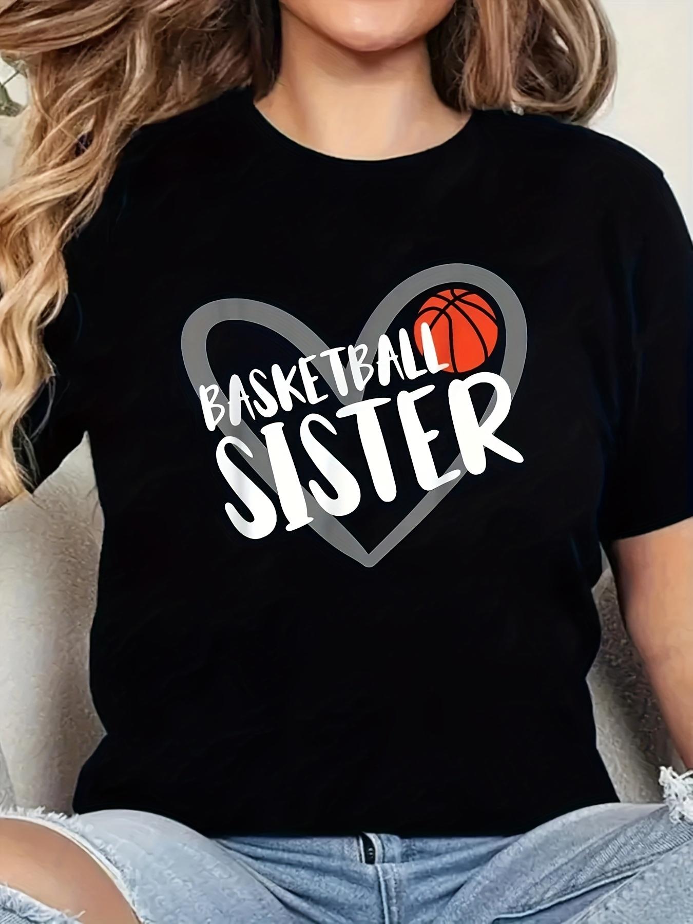 WomenS Basketball Sister HeartShaped Pattern Sleeve Featuring A Black Base with White Text and An OrangeGray Heart Design 4XL
WomenS Basketball Sister HeartShaped Pattern Sleeve Featuring A Black Base with White Text and An OrangeGray Heart Design 4XL