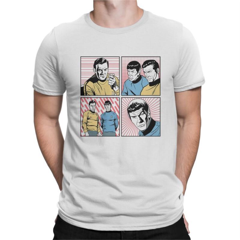 Comic Pop TShirts Men Stars Treke Science TV Casual Cotton Tees Round Neck Short Sleeve T Shirt Gift Idea Clothing S
Comic Pop TShirts Men Stars Treke Science TV Casual Cotton Tees Round Neck Short Sleeve T Shirt Gift Idea Clothing S