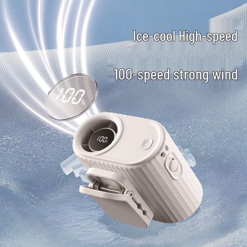 High-Speed Waist-Hanging Portable Fan: Clip-on, Small, for Construction & Outdoor Use 77x43x75mm білий
High-Speed Waist-Hanging Portable Fan: Clip-on, Small, for Construction & Outdoor Use 77x43x75mm білий