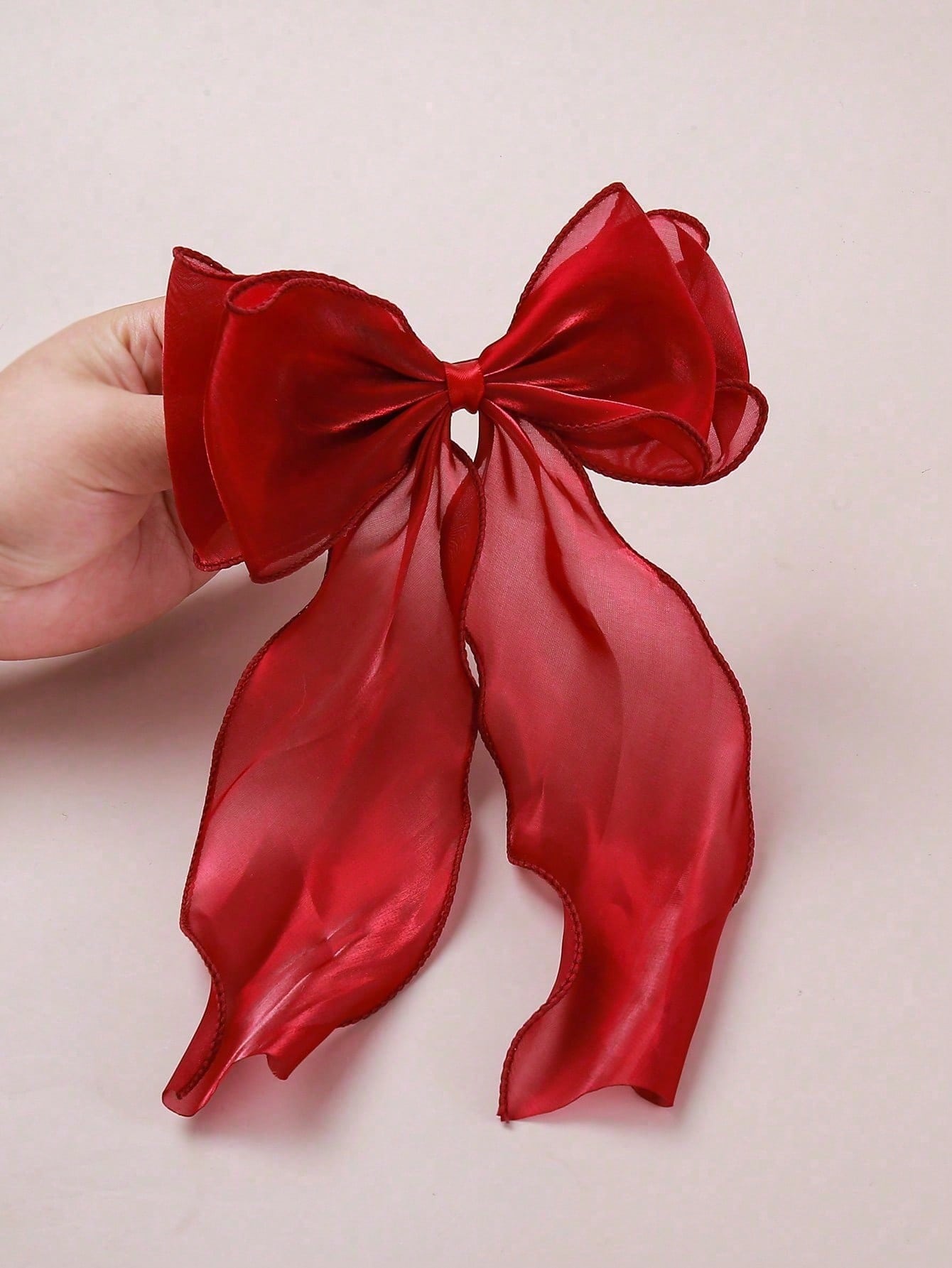 1 Sweet Princess Mesh Large Bow Ripple Tassel Spring Hair Clip, Elegant And Soft Spring Accessory, School Supplies, University Supplies красный
1 Sweet Princess Mesh Large Bow Ripple Tassel Spring Hair Clip, Elegant And Soft Spring Accessory, School Supplies, University Supplies красный