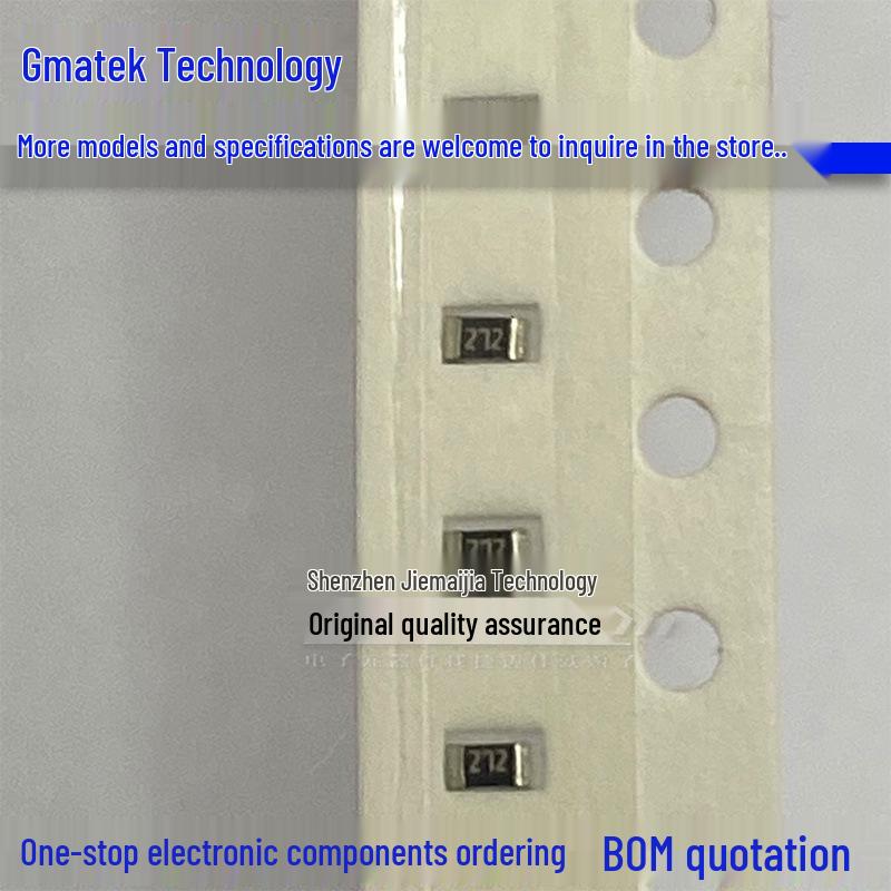 0603 SMD Resistor 2.7K 5%, Size: 1.6mm x 0.8mm, Screen Printing: 272 1.6mm x 0.8mm
0603 SMD Resistor 2.7K 5%, Size: 1.6mm x 0.8mm, Screen Printing: 272 1.6mm x 0.8mm