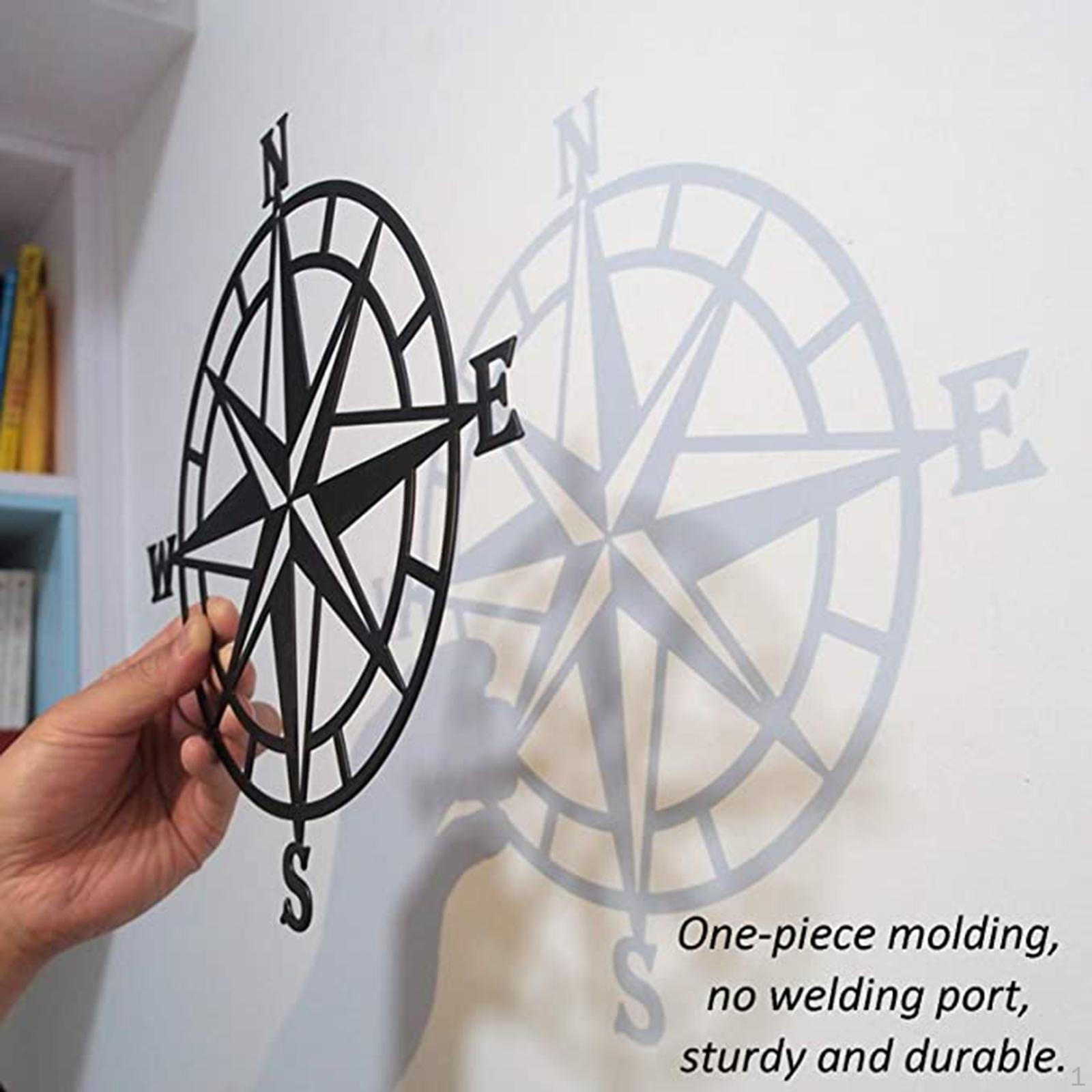 Iron Decorative Wall Compass Decor Bedroom Terrace Office Beach Theme home and
Iron Decorative Wall Compass Decor Bedroom Terrace Office Beach Theme home and