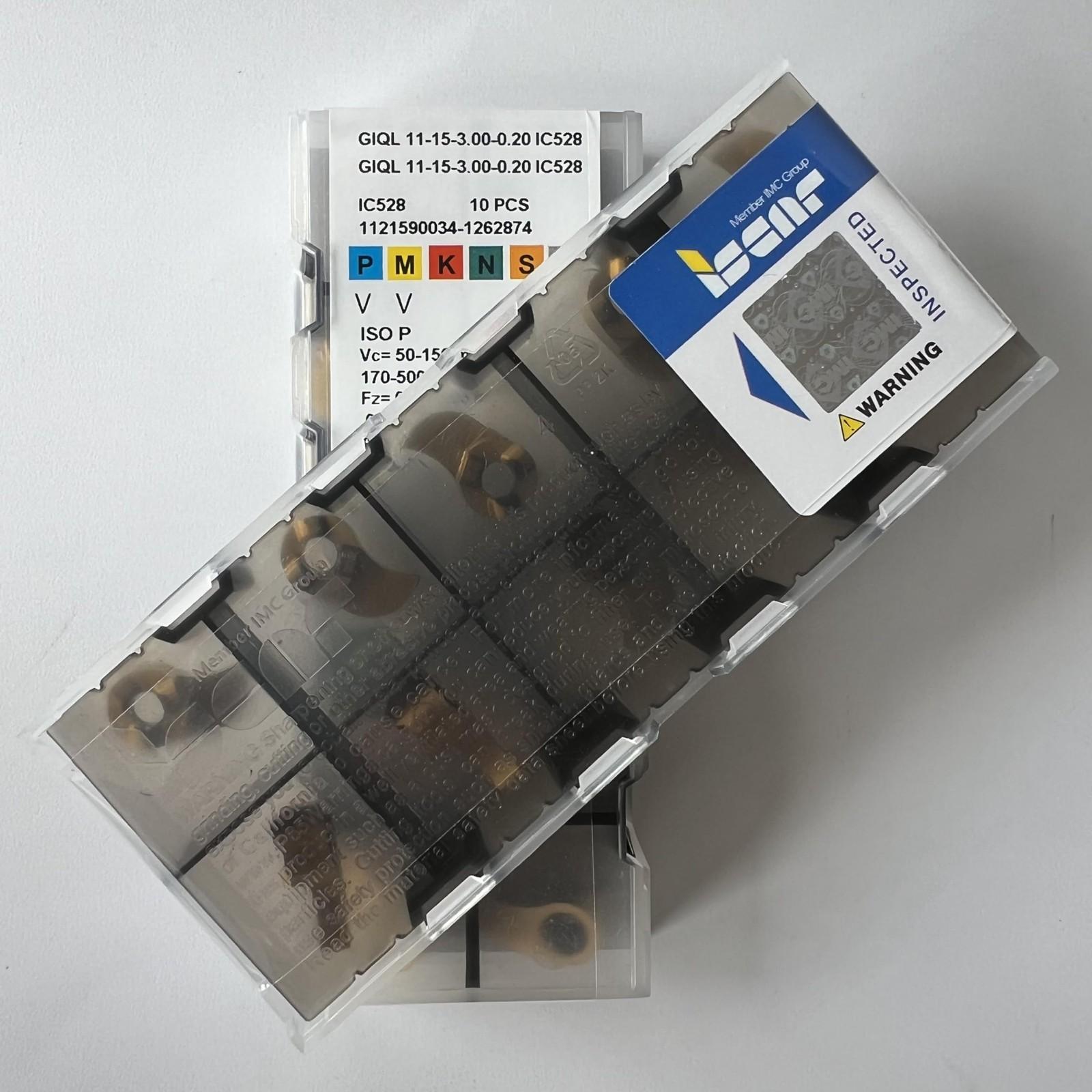 ISCAR / GIQL11-15-3.00-0.20 IC528 / Industrial indexable carbide inserts 10 Pcs
ISCAR / GIQL11-15-3.00-0.20 IC528 / Industrial indexable carbide inserts 10 Pcs