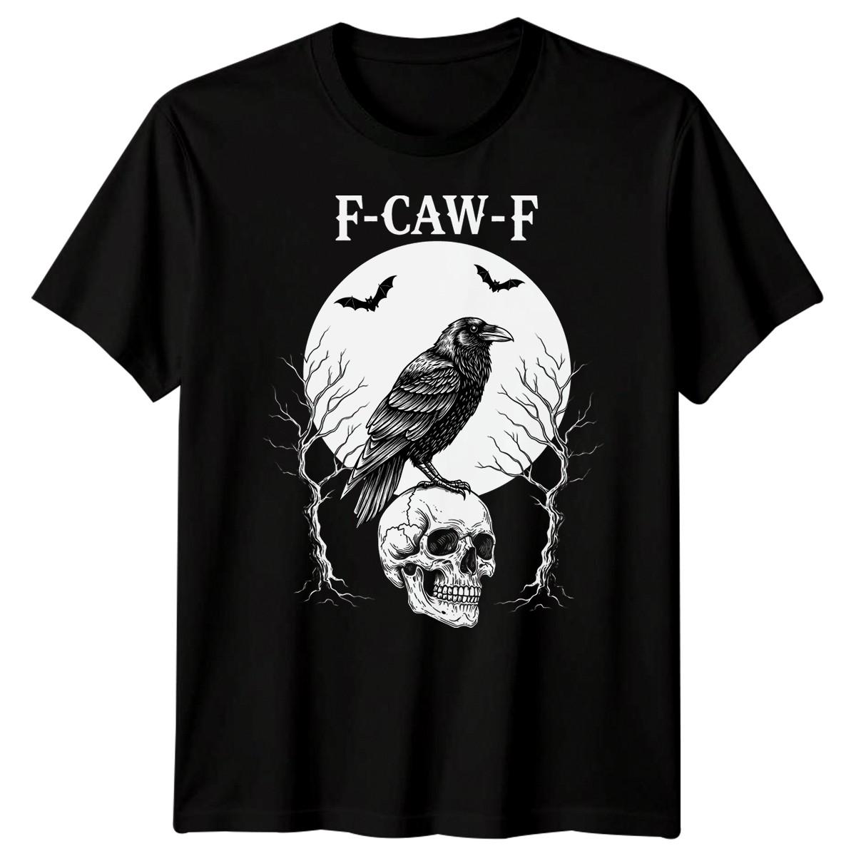 F-CAW-F Забавная футболка с мемом про ворону, саркастичная, готическая, на Хэллоуин, для взрослых#21 2XL
F-CAW-F Забавная футболка с мемом про ворону, саркастичная, готическая, на Хэллоуин, для взрослых#21 2XL