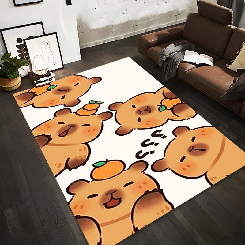Cute Cartoon Bear Printed Carpet with Orange Pattern Decorative Mat Suitable for use as an anti-slip for living room bedroom sofas 40x60cm( 15x23in )
Cute Cartoon Bear Printed Carpet with Orange Pattern Decorative Mat Suitable for use as an anti-slip for living room bedroom sofas 40x60cm( 15x23in )