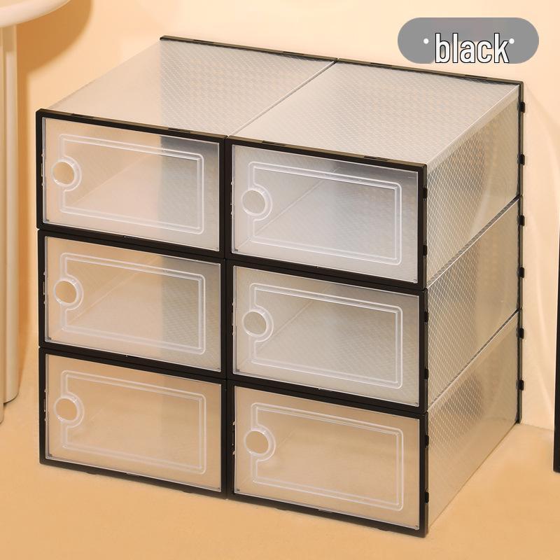 Transparent Building Block Style Shoe Storage Box - Dustproof Plastic Organizer Cabinet for Home 1 Layer
Transparent Building Block Style Shoe Storage Box - Dustproof Plastic Organizer Cabinet for Home 1 Layer