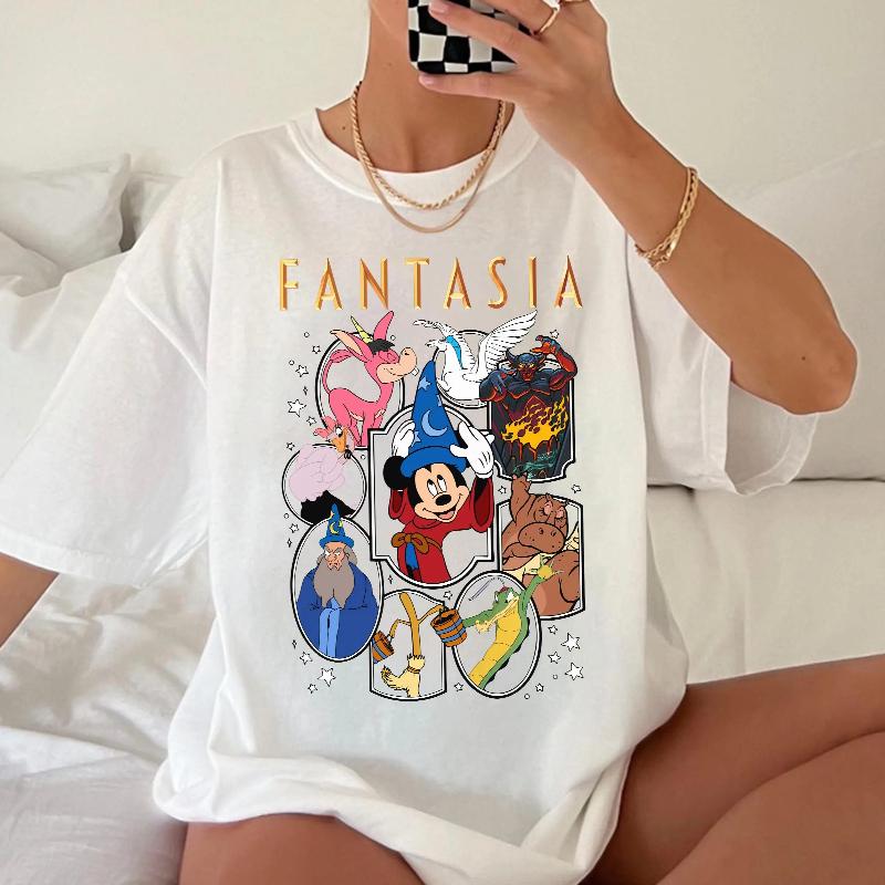 Live 2026 New Fantasy Mickey Sorcerer Mickey Sorcerer Print Fashion Womens Cotton TShirt Loose Travel Top S
Live 2026 New Fantasy Mickey Sorcerer Mickey Sorcerer Print Fashion Womens Cotton TShirt Loose Travel Top S