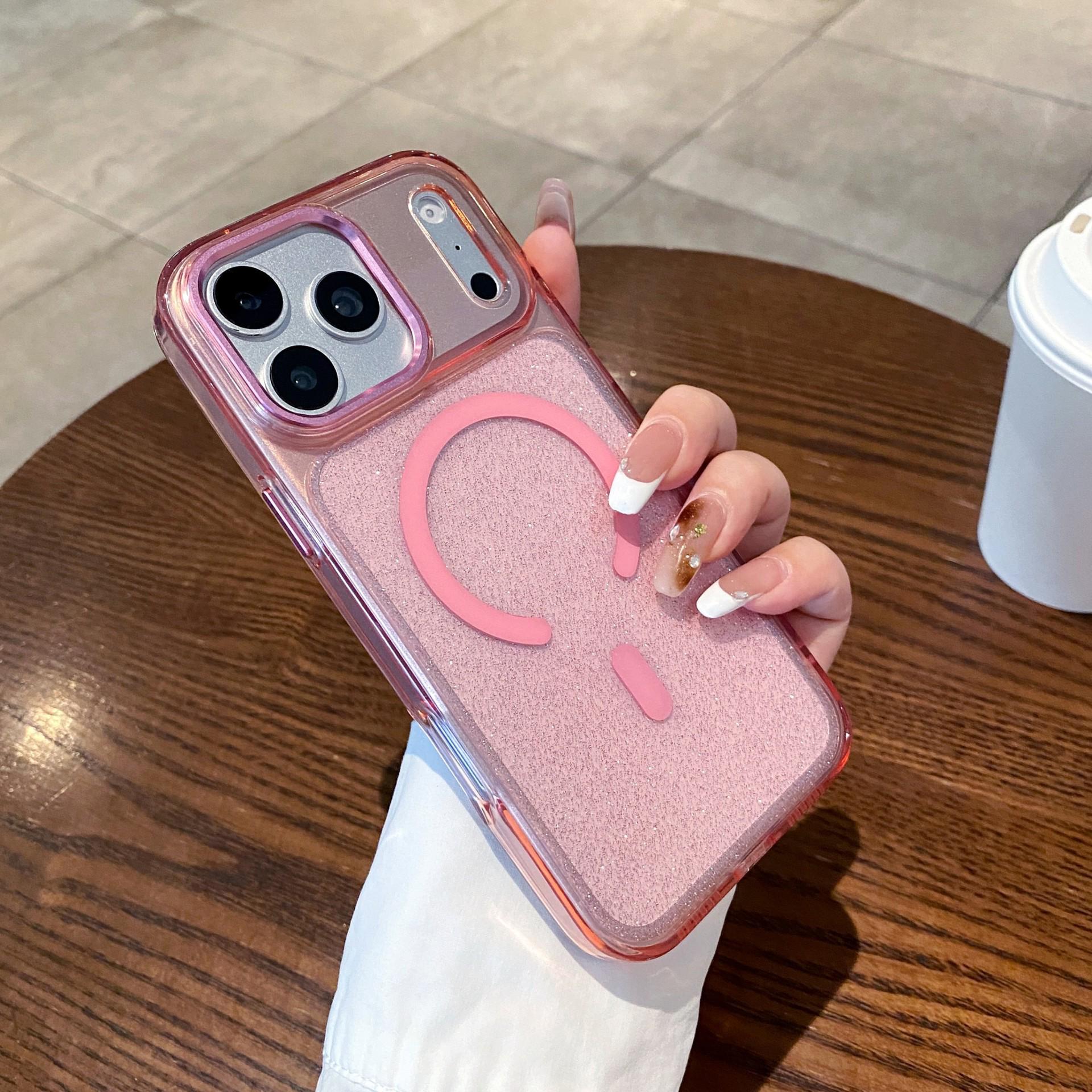 iPhone 17 Pro Max Glitter Magnetic Case, Drop-Proof, Transparent, for Apple 15 and 16 Pro Max iPhone 17 Pro Max розовый
iPhone 17 Pro Max Glitter Magnetic Case, Drop-Proof, Transparent, for Apple 15 and 16 Pro Max iPhone 17 Pro Max розовый