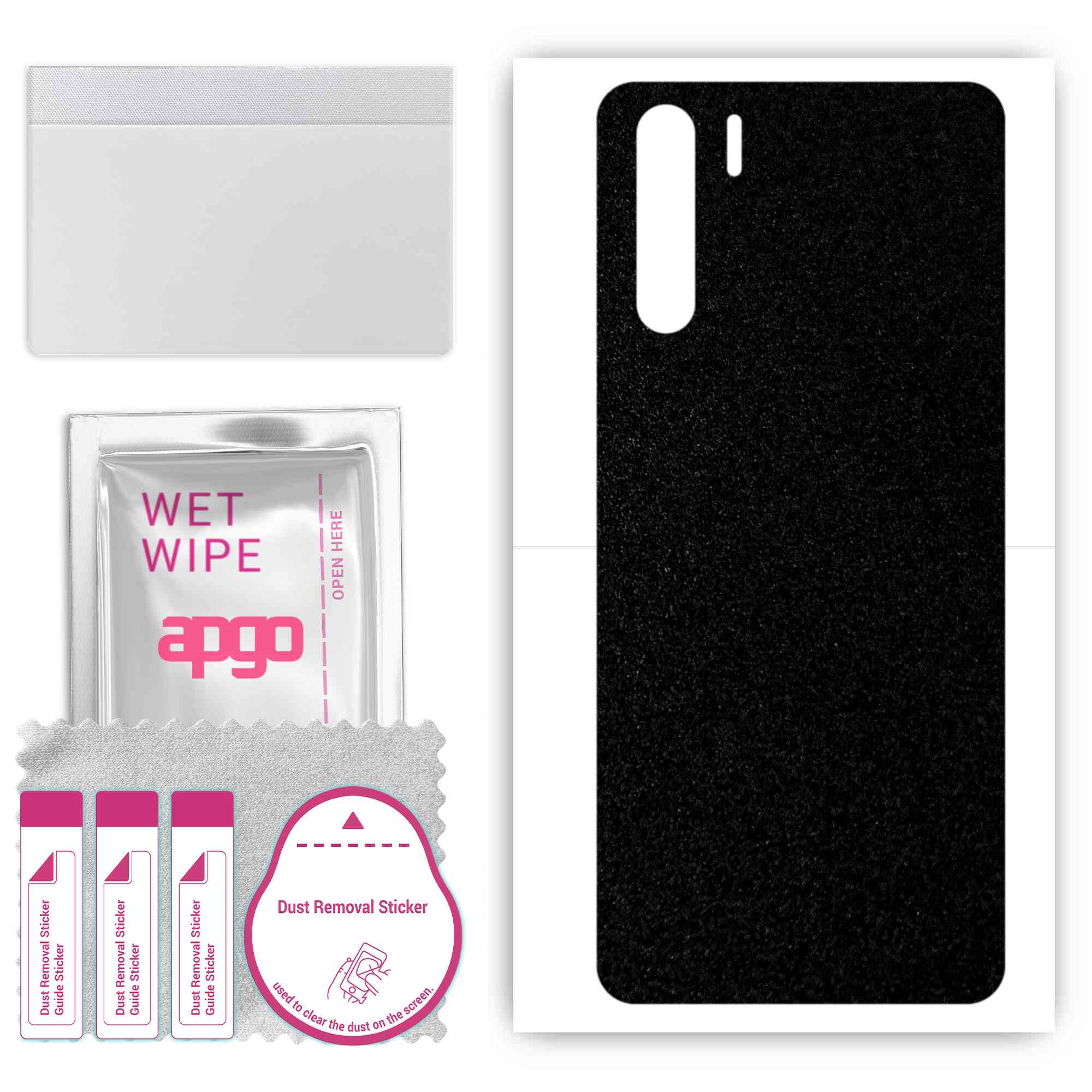 apgo Protective Skin Sticker for the back compatible with Oppo F15, Wrap Film, Foil, Vinyl - Pattern Matte Black
apgo Protective Skin Sticker for the back compatible with Oppo F15, Wrap Film, Foil, Vinyl - Pattern Matte Black