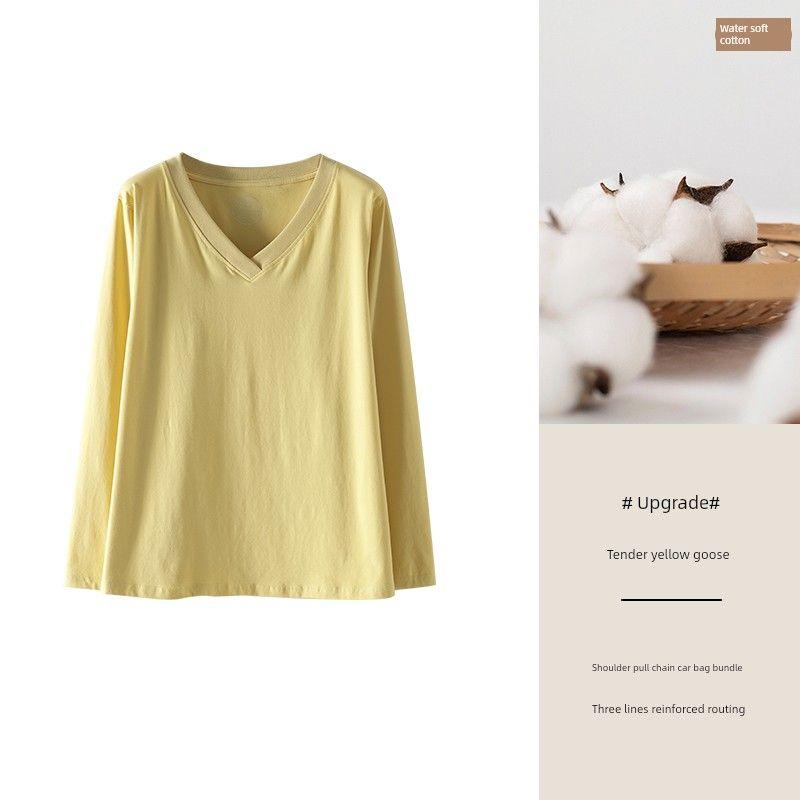 Breathing Early Autumn Plus Size Ladies Casual V-neck Bottoming Shirt T-shirt
Breathing Early Autumn Plus Size Ladies Casual V-neck Bottoming Shirt T-shirt