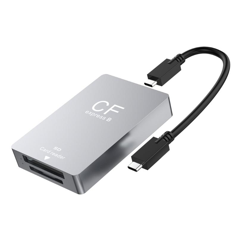CFexpresss Type B Card Reader USB3.2 10Gbps Adapter CFexpresss B&SD4.0 Card Reader for Window OS with USB C/USB Cable 1
CFexpresss Type B Card Reader USB3.2 10Gbps Adapter CFexpresss B&SD4.0 Card Reader for Window OS with USB C/USB Cable 1