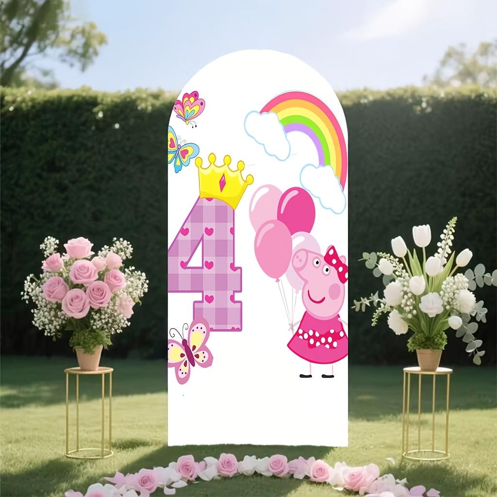 BEPAN Peppa Pig Arched Background Cover Children s BirthdayParty Decoration Baby ShowerDouble Sided Printing Background Stretch Fabric 1.6x3.9ft(50x120cm)
BEPAN Peppa Pig Arched Background Cover Children s BirthdayParty Decoration Baby ShowerDouble Sided Printing Background Stretch Fabric 1.6x3.9ft(50x120cm)