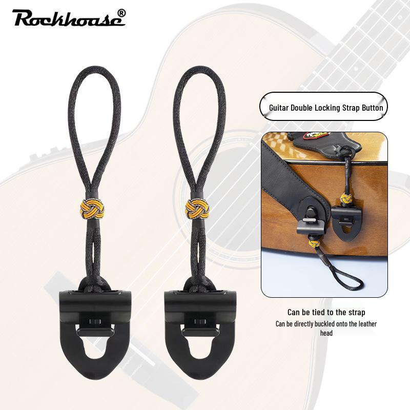 ROCKHOUSE Anti-release Hole-free Lock Guitar Strap for Acoustic, Electric, and Bass Guitars
ROCKHOUSE Anti-release Hole-free Lock Guitar Strap for Acoustic, Electric, and Bass Guitars