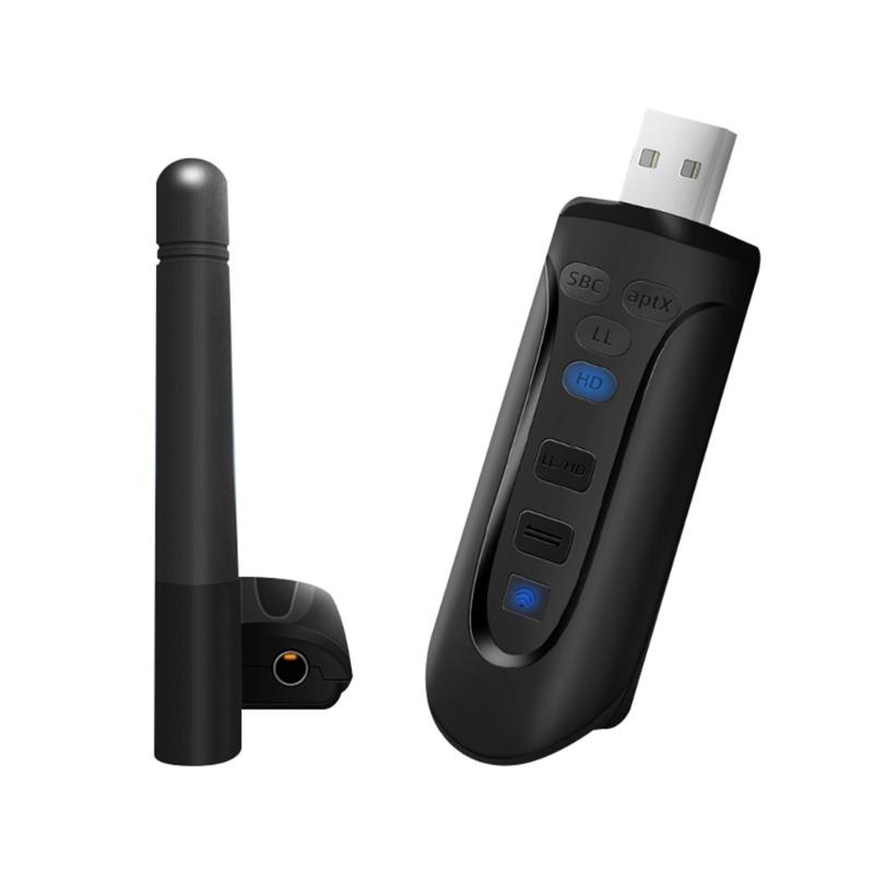 BT5.3 USB Wireless Transmitter Transmitter APTX/APTX-LL/APTX-HD/APTX Adaptive For Computer TV Car Speaker
BT5.3 USB Wireless Transmitter Transmitter APTX/APTX-LL/APTX-HD/APTX Adaptive For Computer TV Car Speaker