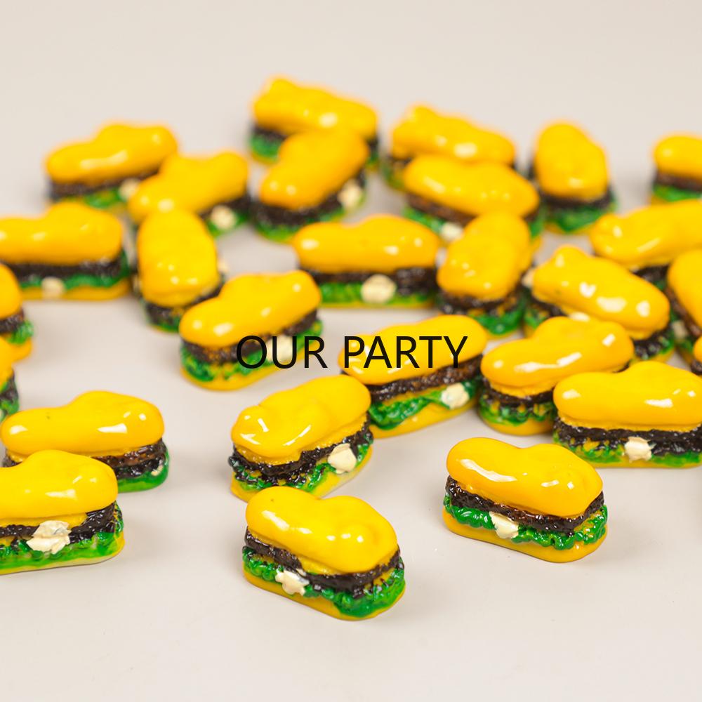 20Pcs 3D Hamburger Popcorn Resin Flatback Cabochon Figurine Scrapbooking DIY Jewelry Dollhouse Craft Decoration Accessories
20Pcs 3D Hamburger Popcorn Resin Flatback Cabochon Figurine Scrapbooking DIY Jewelry Dollhouse Craft Decoration Accessories