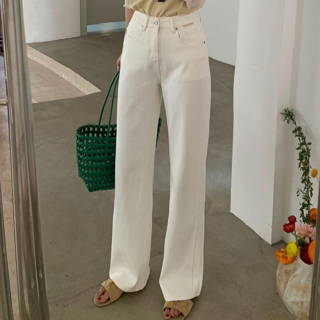 European Style Four-Way Stretch Narrow Straight Leg Pants - Elegant Wide Leg Summer Jeans (Thin Material) 13256 30
European Style Four-Way Stretch Narrow Straight Leg Pants - Elegant Wide Leg Summer Jeans (Thin Material) 13256 30