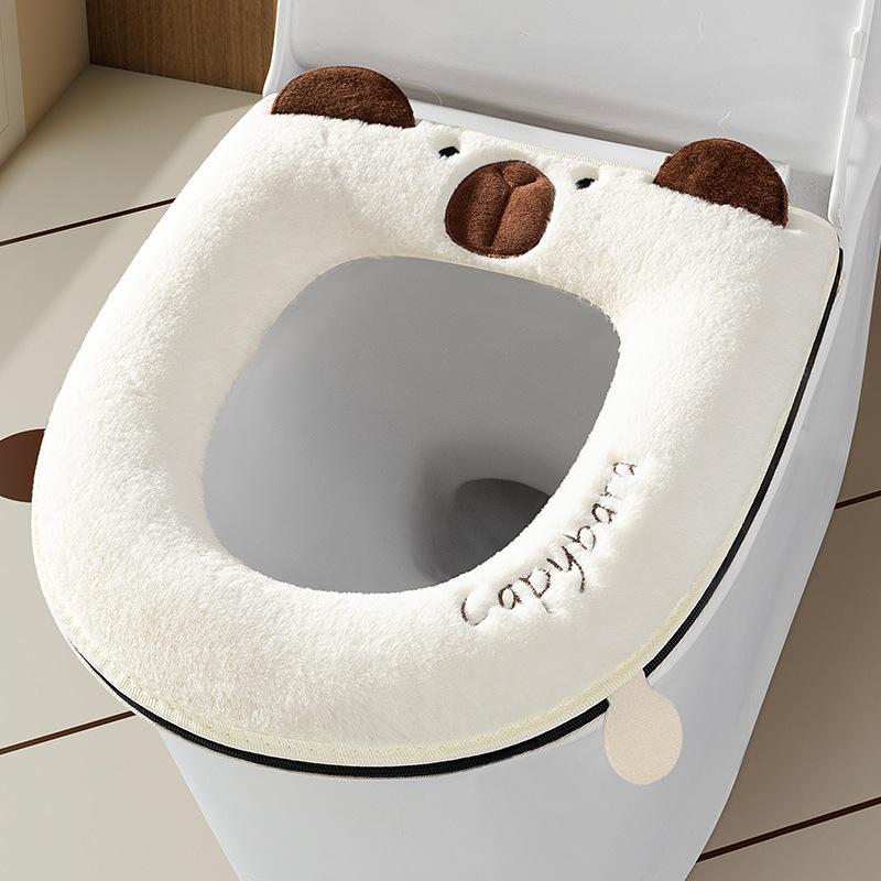 Autumn and winter thickened household premium four-season universal toilet zipper plush toilet trap слоновая кость
Autumn and winter thickened household premium four-season universal toilet zipper plush toilet trap слоновая кость