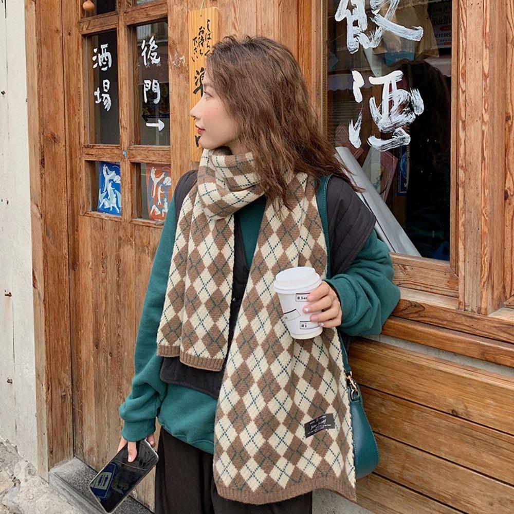 Thickened Y2K Checkered Scarf Korean Style Winter Cashmere Shawl Check Scarf Unisex хакі
Thickened Y2K Checkered Scarf Korean Style Winter Cashmere Shawl Check Scarf Unisex хакі