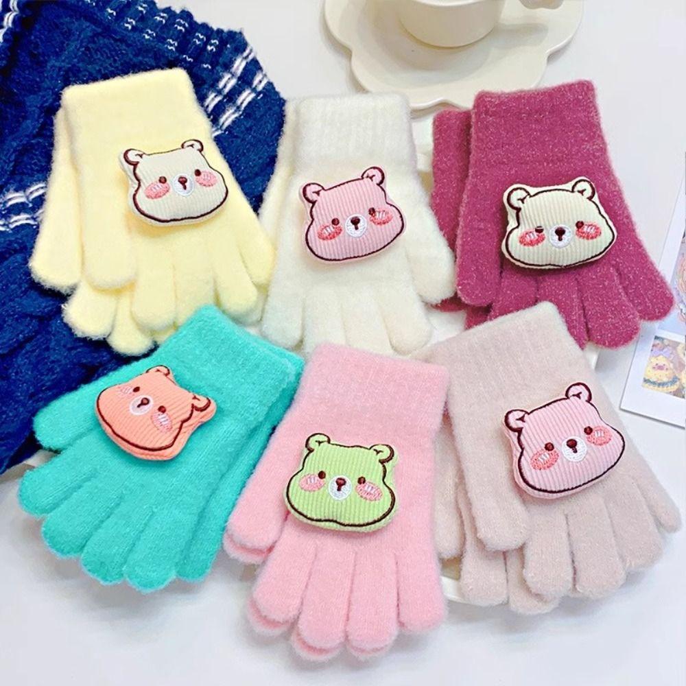 Bear Baby Fluffy Gloves Korean Style Knitted Mittens Sweet Cartoon Pattern Gloves Children жёлтый
Bear Baby Fluffy Gloves Korean Style Knitted Mittens Sweet Cartoon Pattern Gloves Children жёлтый