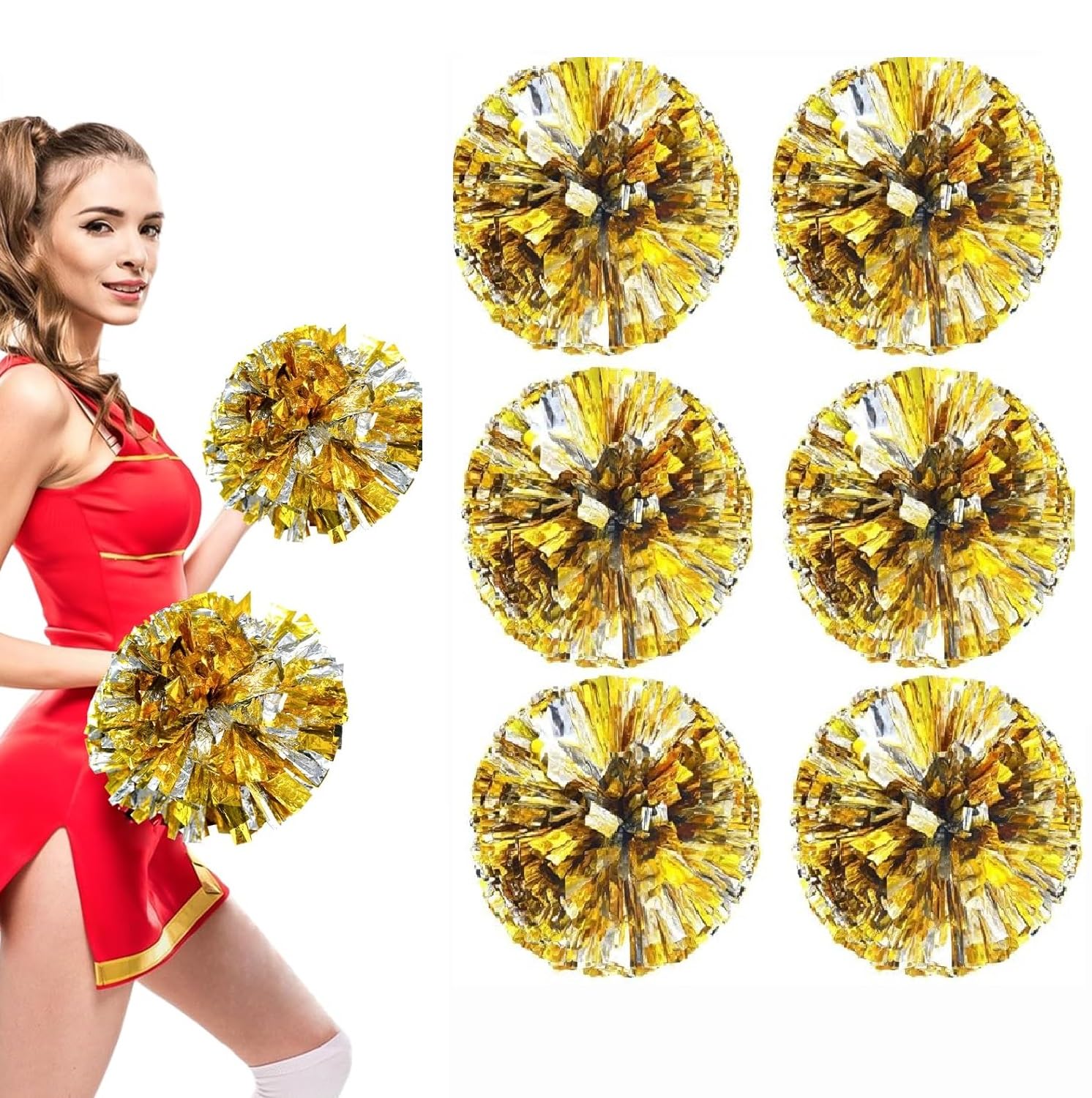 koundeneko Cheer Pom Cheer Pom Набор с блестящими помпонами Cheer Sports School Sports Cheer Cosplay Диаметр 30 см Помпоны, Помпоны, 6, Ручка, Помпоны, Девочка,
koundeneko Cheer Pom Cheer Pom Набор с блестящими помпонами Cheer Sports School Sports Cheer Cosplay Диаметр 30 см Помпоны, Помпоны, 6, Ручка, Помпоны, Девочка,