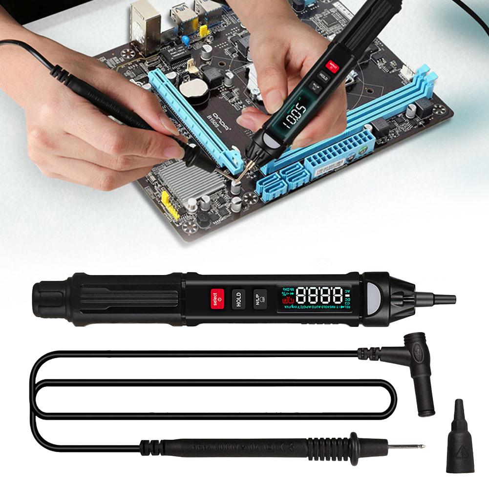 Электрический тестовый тестер напряжения типа ручки, 6000 отсчетов
Электрический тестовый тестер напряжения типа ручки, 6000 отсчетов