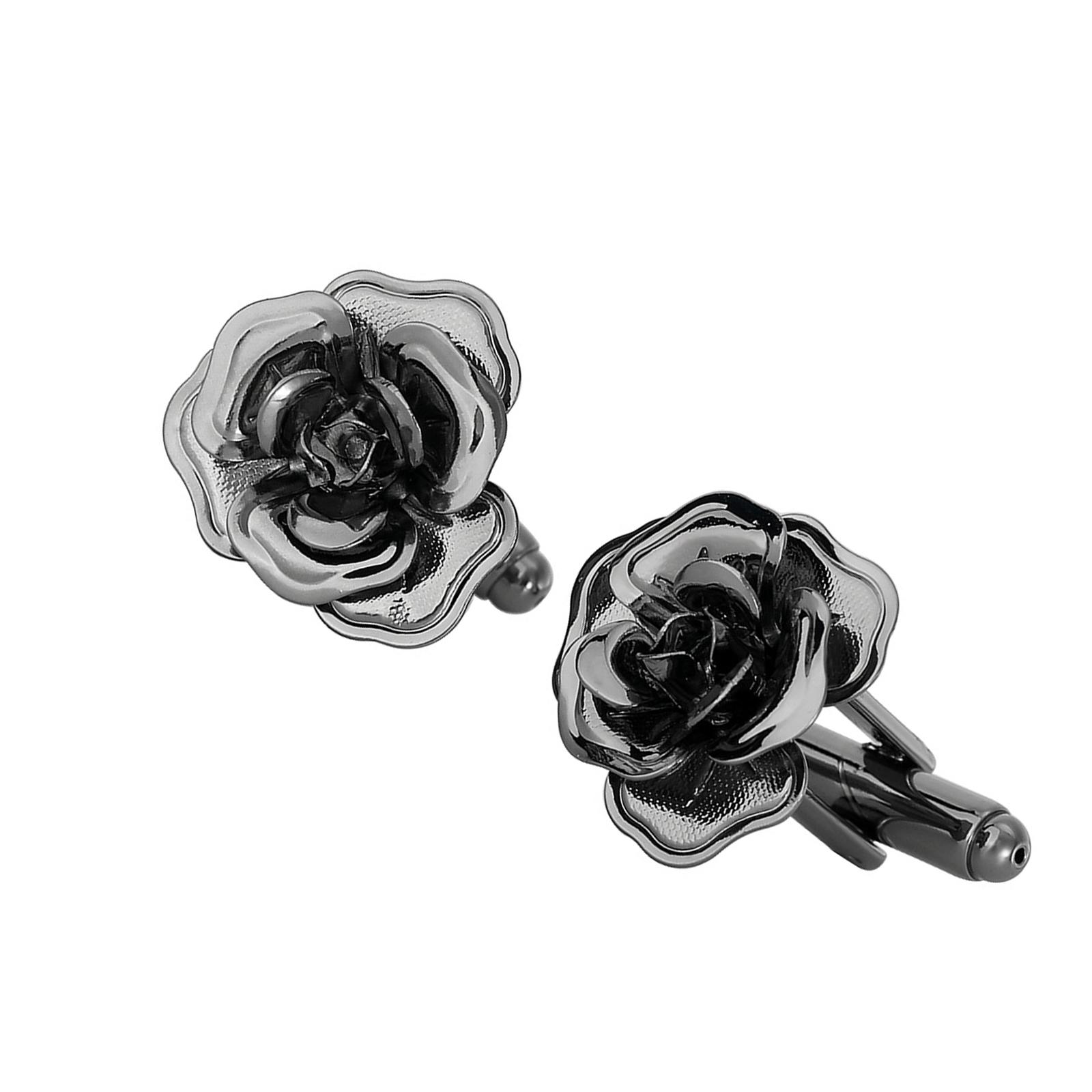 Pair of Rose Pattern French Cufflinks Copper Made with Gold Coating Comfortable for Extended Long Wear
Pair of Rose Pattern French Cufflinks Copper Made with Gold Coating Comfortable for Extended Long Wear