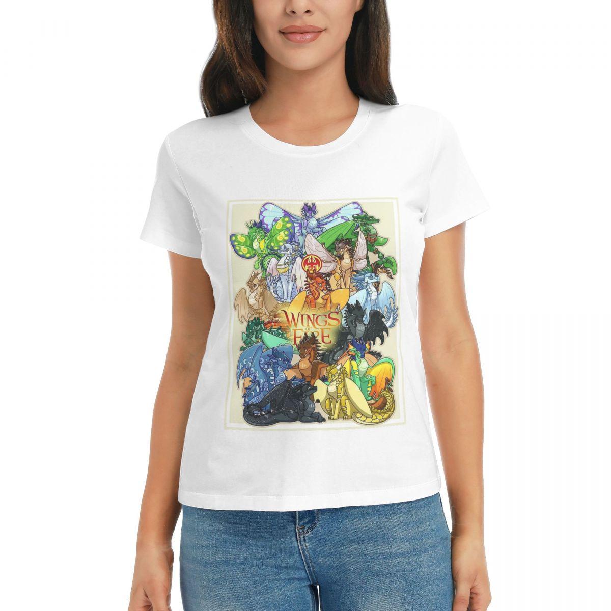 Women TShirt Wing Of Fire All Dragon Summer Short Sleeve Tees ONeck Cotton T Shirts Clothes Tops Streetwear S
Women TShirt Wing Of Fire All Dragon Summer Short Sleeve Tees ONeck Cotton T Shirts Clothes Tops Streetwear S