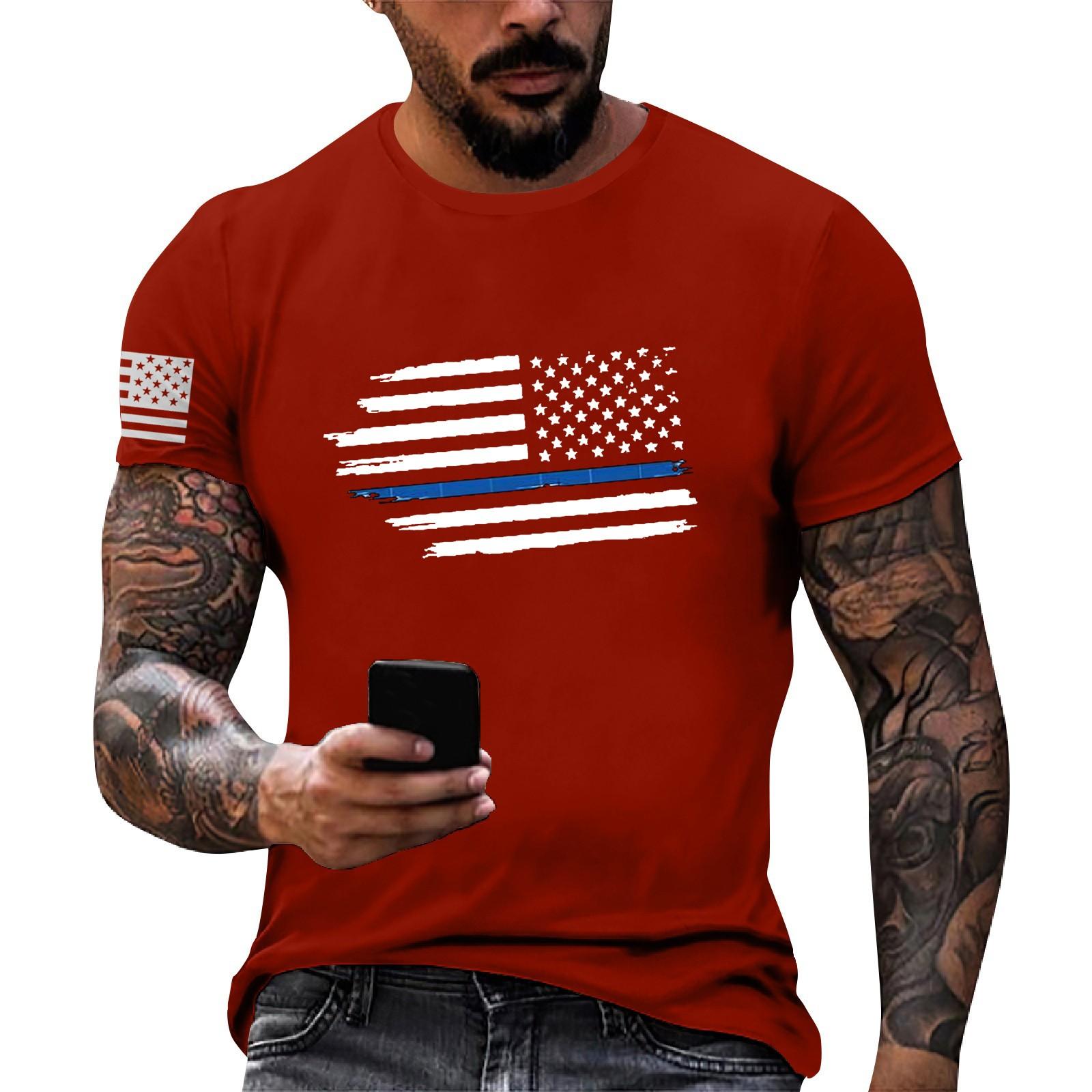 Summer Men s Popular T-shirt Printed Round Neck Short Sleeve T-shirt M
Summer Men s Popular T-shirt Printed Round Neck Short Sleeve T-shirt M