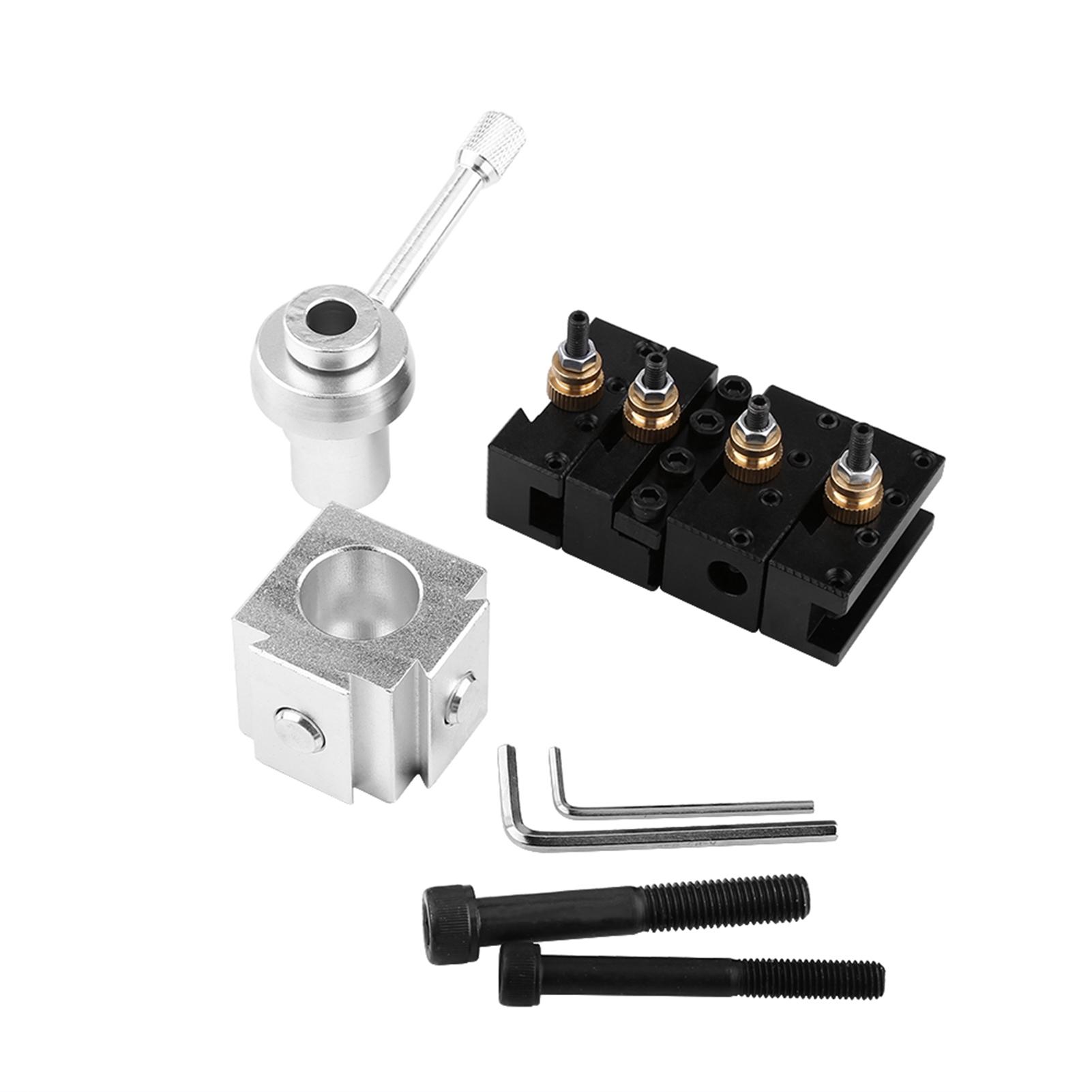 Set of Aluminum Alloy Quick Change Mini Lathe Tool Post and Holder Kit білий
Set of Aluminum Alloy Quick Change Mini Lathe Tool Post and Holder Kit білий