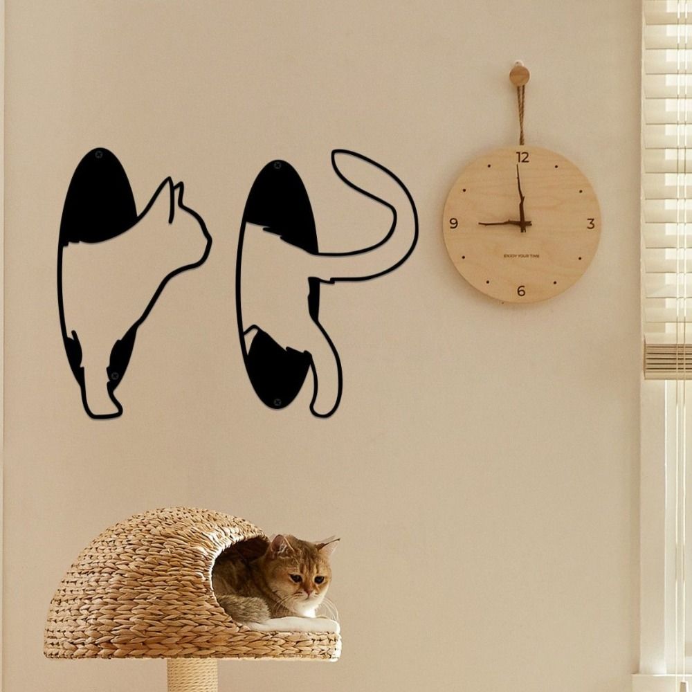 2Pcs/set Black Metal Wall Ornaments Iron Art Cat Wall Hanging Ornaments Cat Hanging Pendant Home 2Pcs/set
2Pcs/set Black Metal Wall Ornaments Iron Art Cat Wall Hanging Ornaments Cat Hanging Pendant Home 2Pcs/set