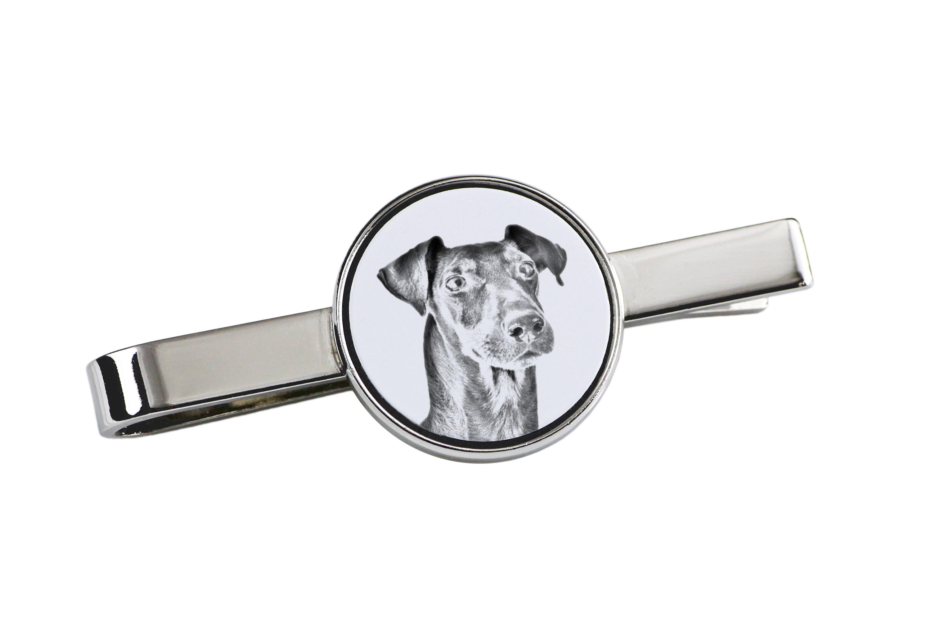 Manchester Terrier - tie clip with a dog, personalized tie clip, a unique gift for a man from the Art-Dog brand срібний
Manchester Terrier - tie clip with a dog, personalized tie clip, a unique gift for a man from the Art-Dog brand срібний