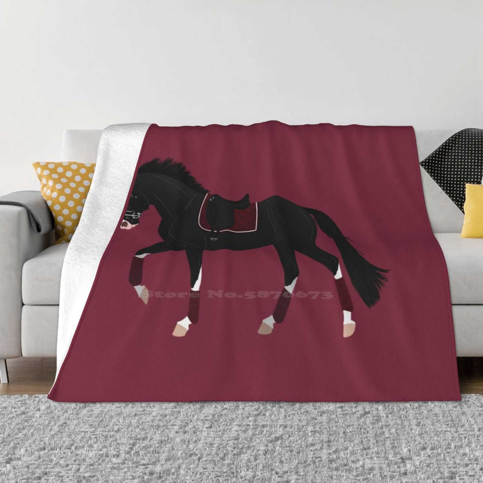Black Dressage Horse-Equine Rampaige Creative Design Light Thin Soft Flannel Blanket Dressage Horse Black Horse Warmblood Horse 30x40in
Black Dressage Horse-Equine Rampaige Creative Design Light Thin Soft Flannel Blanket Dressage Horse Black Horse Warmblood Horse 30x40in