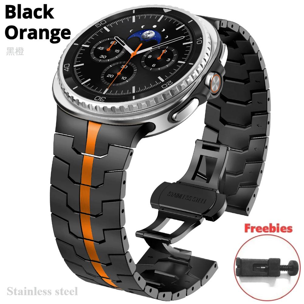 Ремінець з нержавіючої сталі для Samsung Galaxy Watch 8 Classic 46 мм Чоловічий металевий браслет для SAMSUNG Galaxy Watch 8 44 мм 40 мм Galaxy Ultra 47mm (2024)
Ремінець з нержавіючої сталі для Samsung Galaxy Watch 8 Classic 46 мм Чоловічий металевий браслет для SAMSUNG Galaxy Watch 8 44 мм 40 мм Galaxy Ultra 47mm (2024)